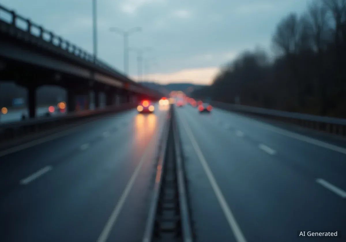 Woman Dies in A6 Accident Near Münsingen